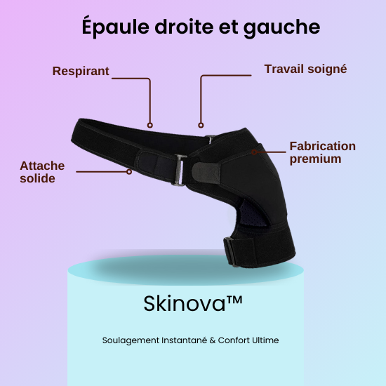 Skinova™ – Attelle d’Épaule / Soulage la Douleur & Améliore la Posture